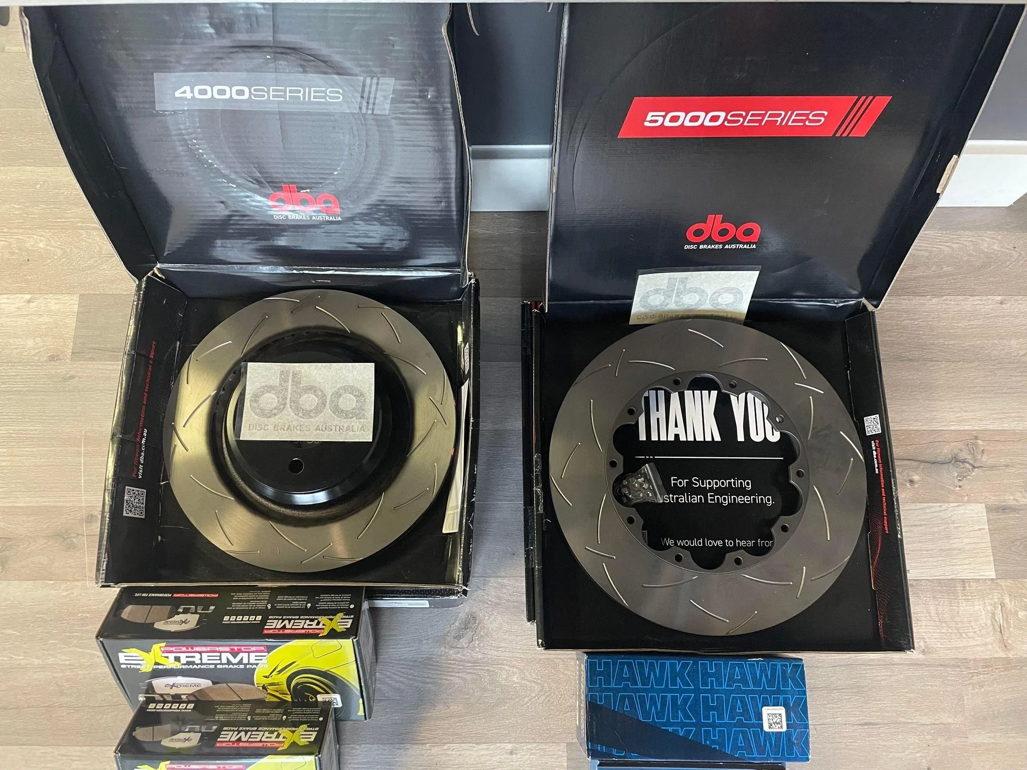 2015+ Dodge Charger / Challenger Hellcat / Scat Pack 6 Piston Front & Rear DBA 5000 Series Rotors and Pads Kit Assembled by 797 Performance - Image 7