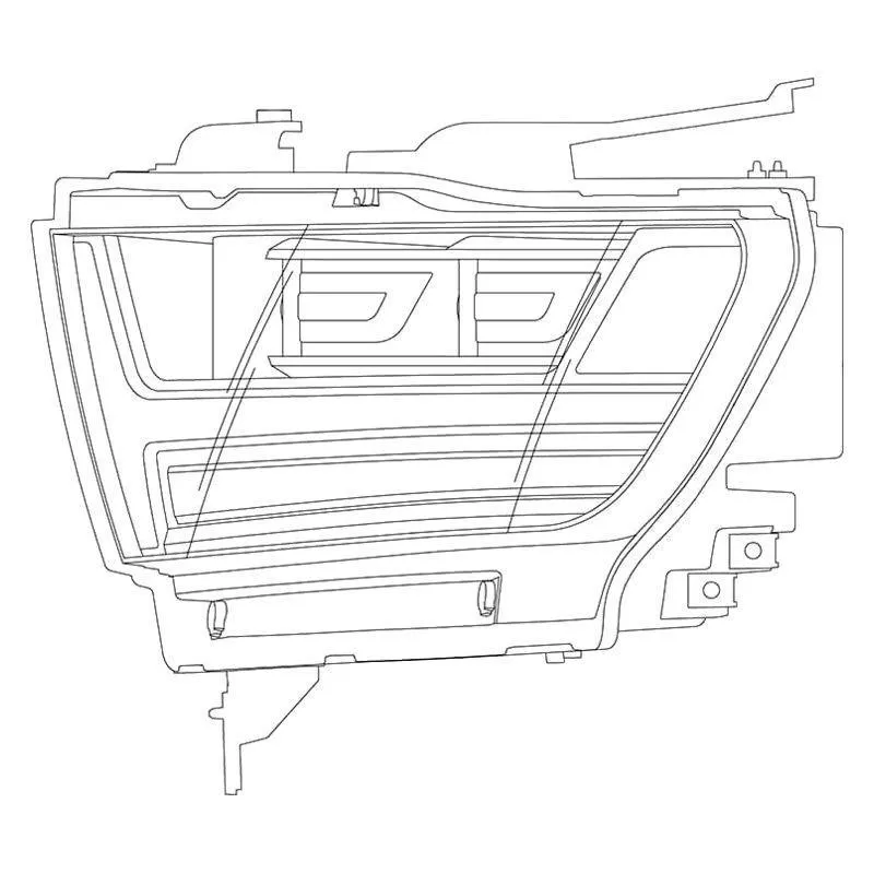 AlphaRex Projector Headlights Ram 1500 2019-2024  [Pro Series - Sequential Signal] Jet Black / Black / Chrome - Image 20