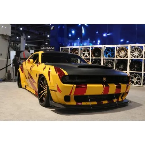 APR Front Splitter Dodge Challenger Demon / Hellcat Wide Body  2018-2023 [w/ Rods] - Image 4