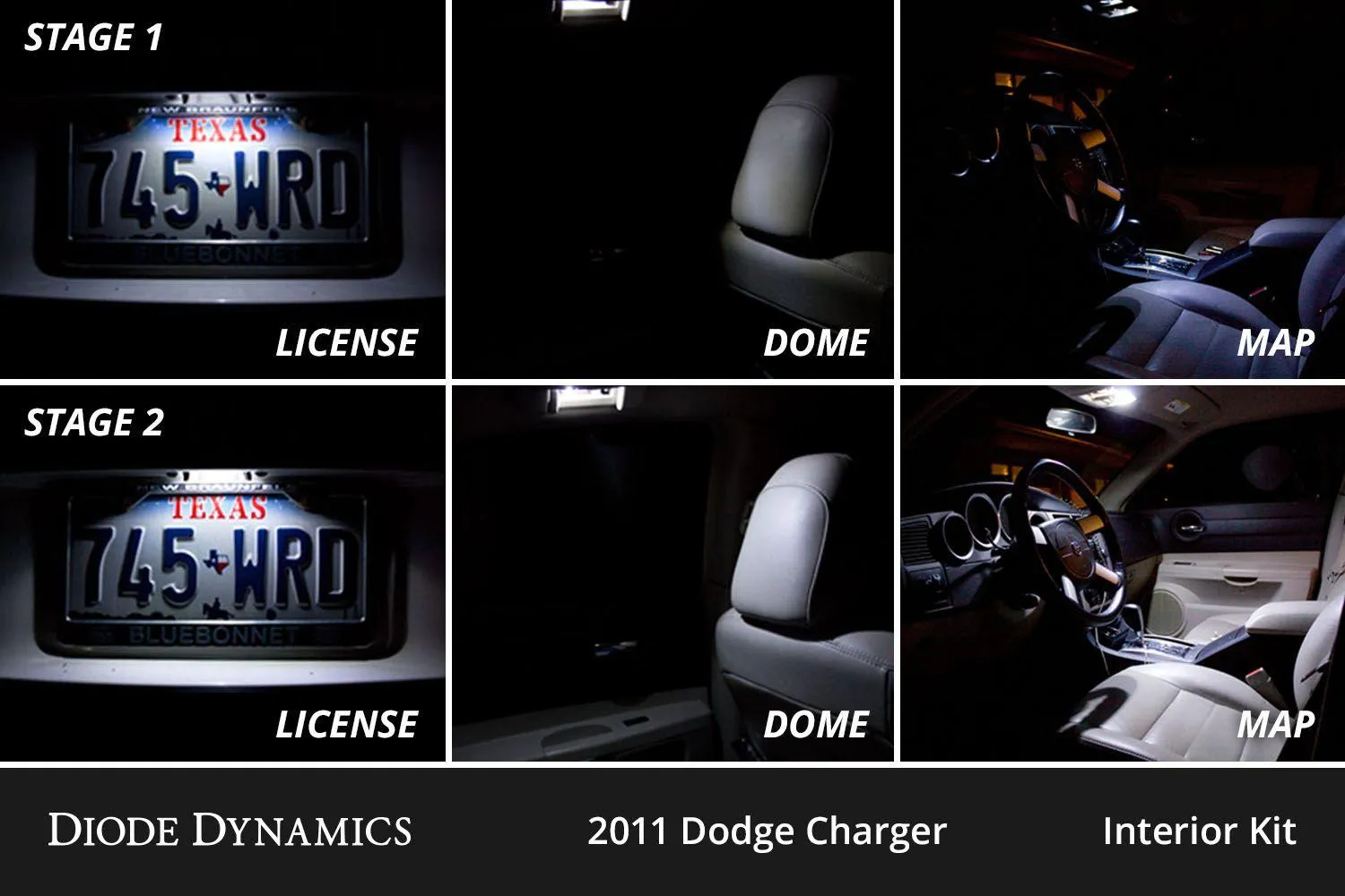 Diode Dynamics Interior LED Conversion Kit for 2006-2010 Dodge Charger - Image 3