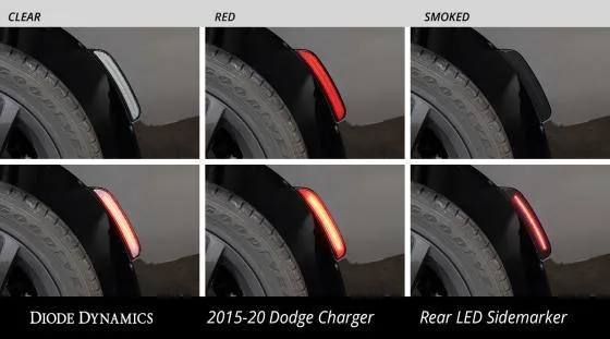 Diode Dynamics LED Sidemarkers for 2015-2023 Dodge Charger & Charger Widebody (set) - Image 6