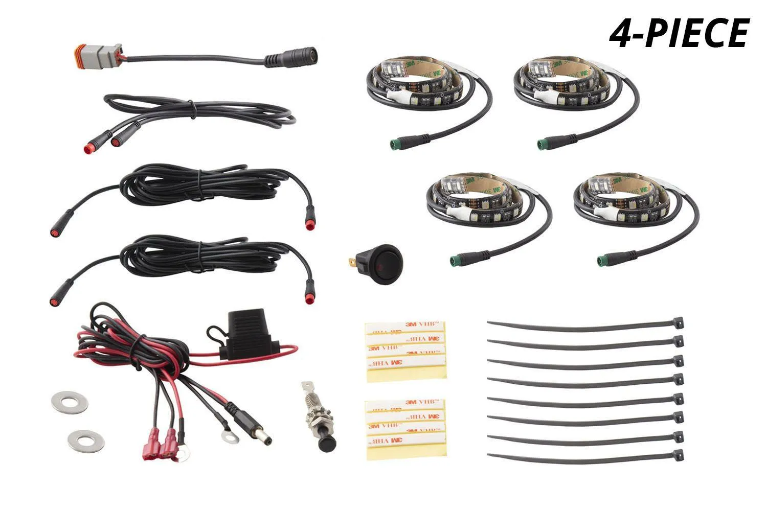 Diode Dynamics RGBW Multicolor Engine Bay LED Kit - Image 4