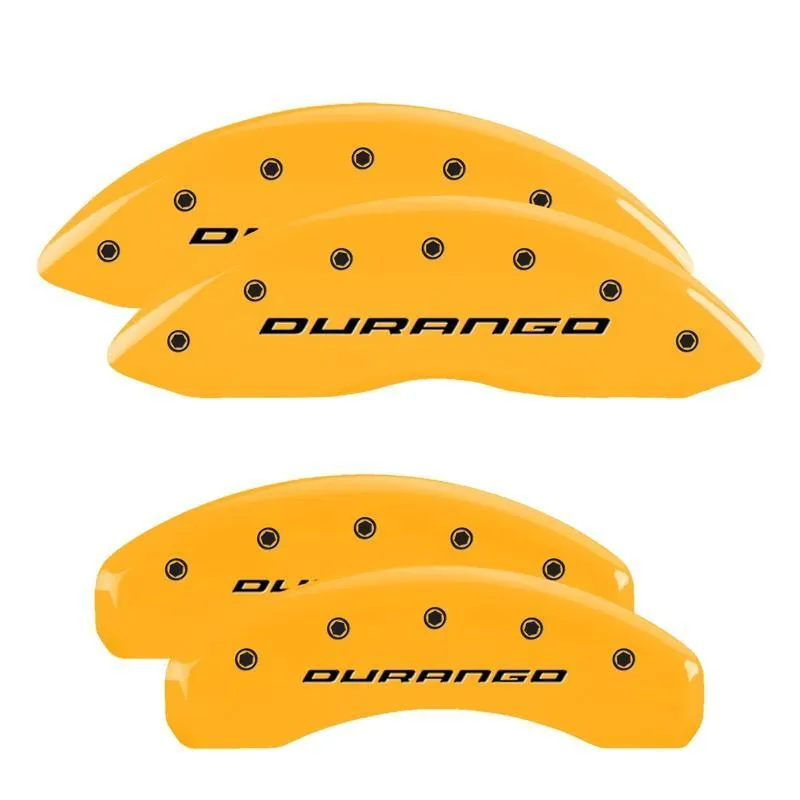MGP Brake Caliper Covers Dodge Durango 2011-2021 Black / Red / Yellow - Image 9