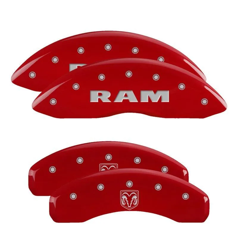 MGP Brake Caliper Covers Ram 1500 / 1500 Classic (2011-2018) (2019-2021 Classic) Red / Yellow / Black - Image 14