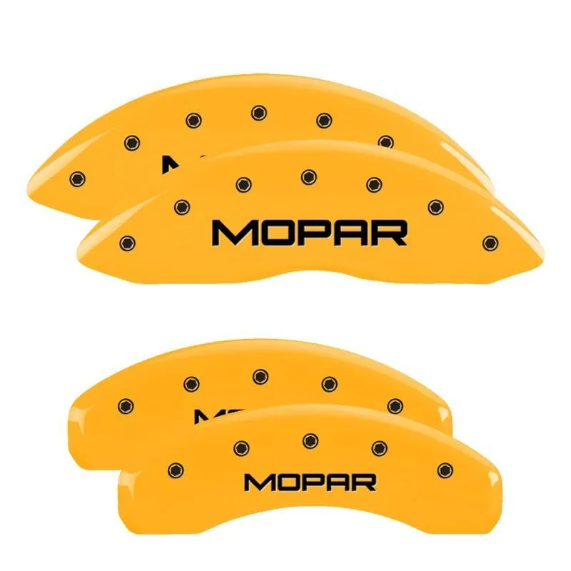 MGP Brake Caliper Covers Ram 1500 / 1500 Classic (2011-2018) (2019-2021 Classic) Red / Yellow / Black - Image 9