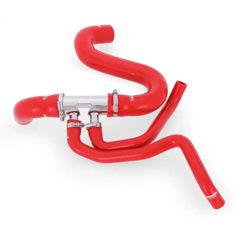 Mishimoto 2015+ Ford Mustang GT Silicone Lower Radiator Hose - Red - Image 8