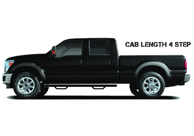 N-Fab Nerf Step 10-17 Ram 2500/3500/4500 Crew Cab - Gloss Black - Cab Length - 3in - Image 4